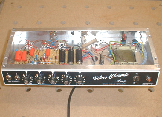 The chassis of the Vibro Champ.